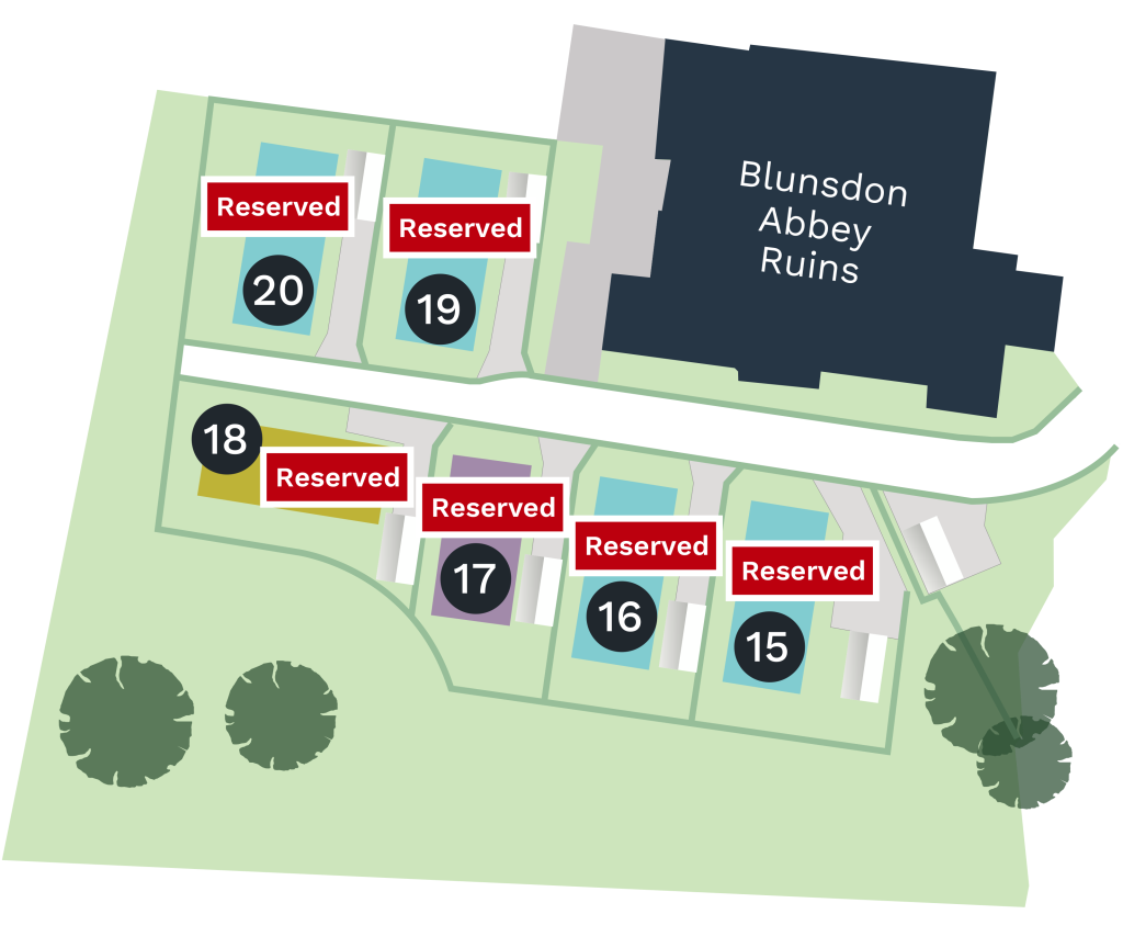 New plots reserved at Blunsdon Abbey